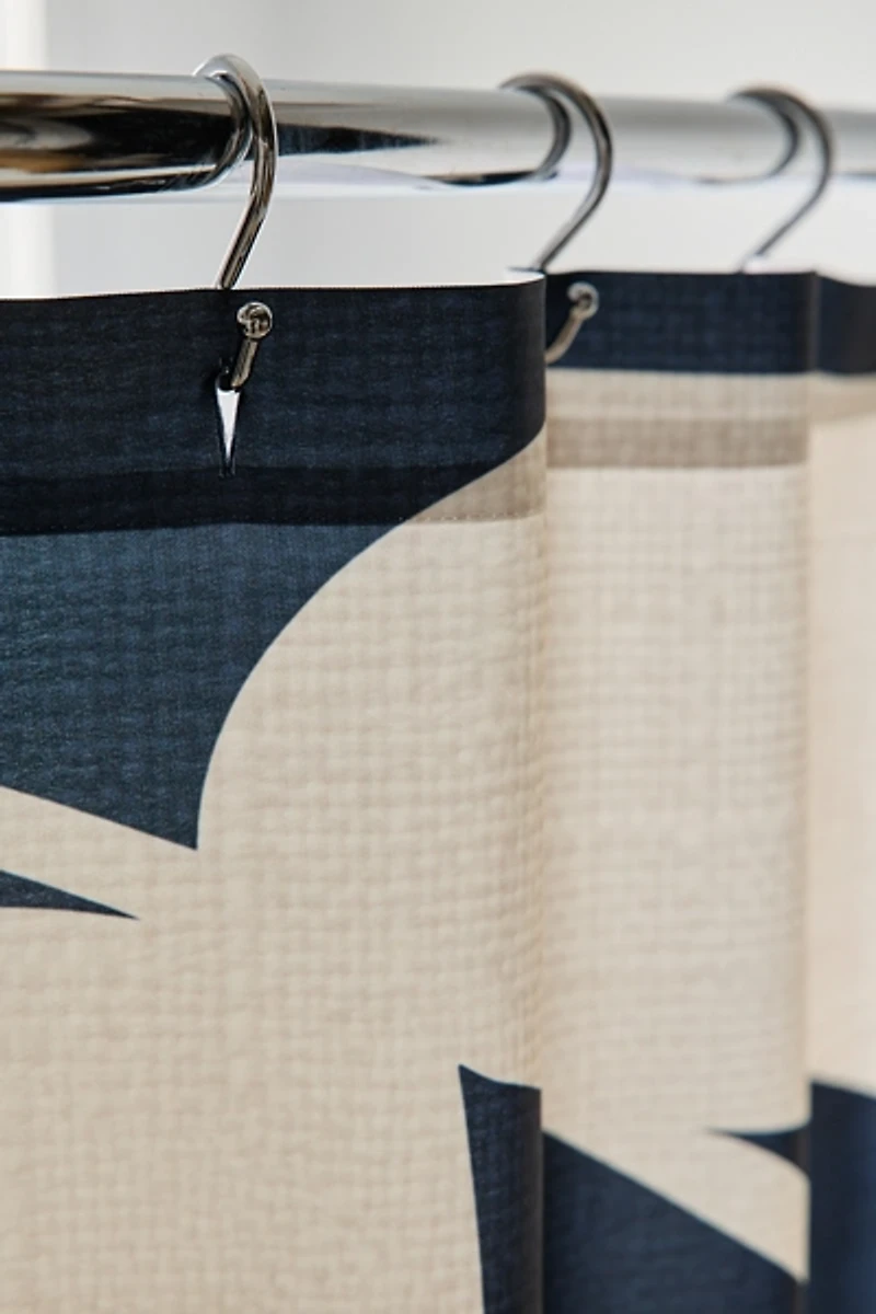 Matisse Leaf Patterned Shower Curtain