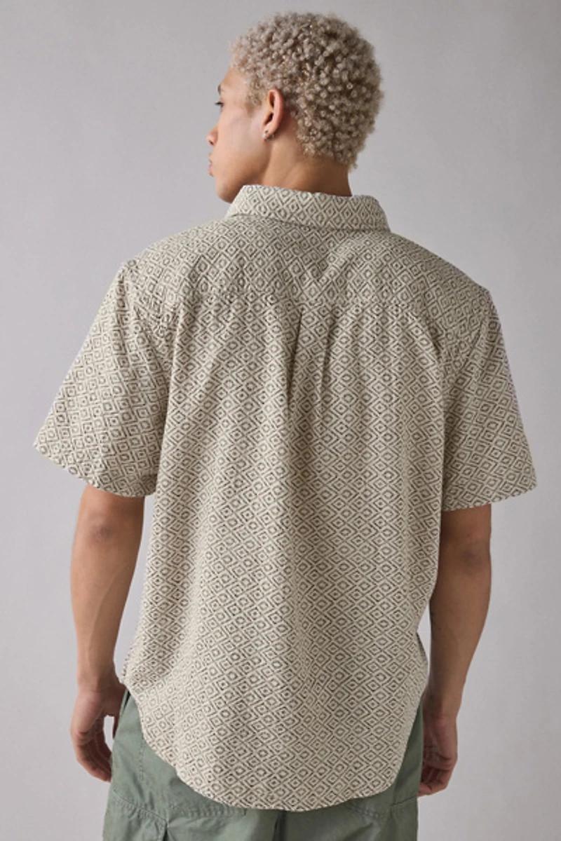 BDG Patterned Baggy Short Sleeve Shirt