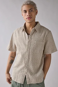 BDG Patterned Baggy Short Sleeve Shirt