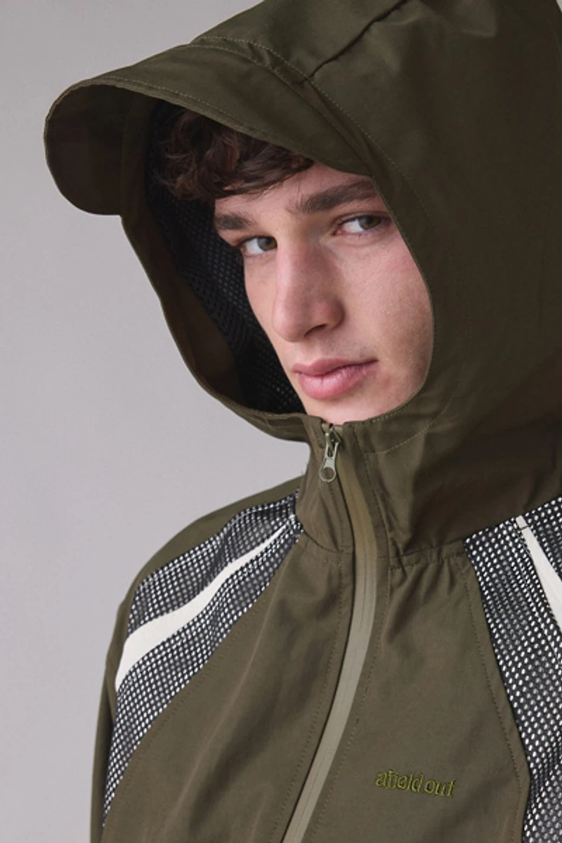 Afield Out Mesh Paneled Windbreaker Jacket