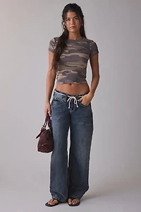 BDG Kayla Contrast Stitch Low-Rise Jean