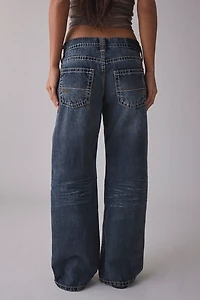 BDG Kayla Contrast Stitch Low-Rise Jean