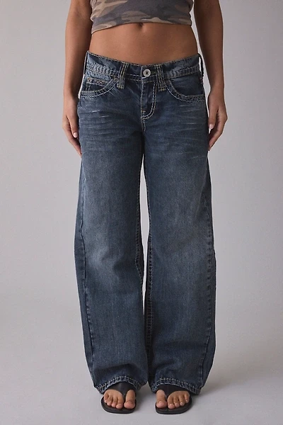 BDG Kayla Contrast Stitch Low-Rise Jean