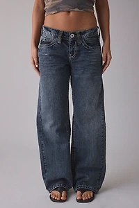 BDG Kayla Contrast Stitch Low-Rise Jean