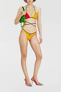 Diesel Brooke D-Pop Colorblock Bikini Bottoms