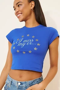 Niihai I Miss My Ex Baby Tee