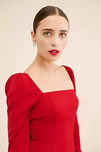 Awaylee Bow Back Drop Waist Mini Dress