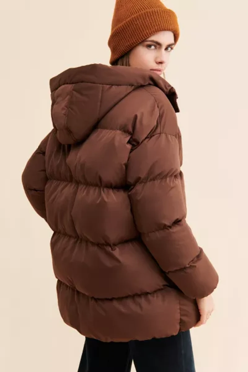 Glamorous Chocolate Puffer