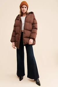 Glamorous Chocolate Puffer