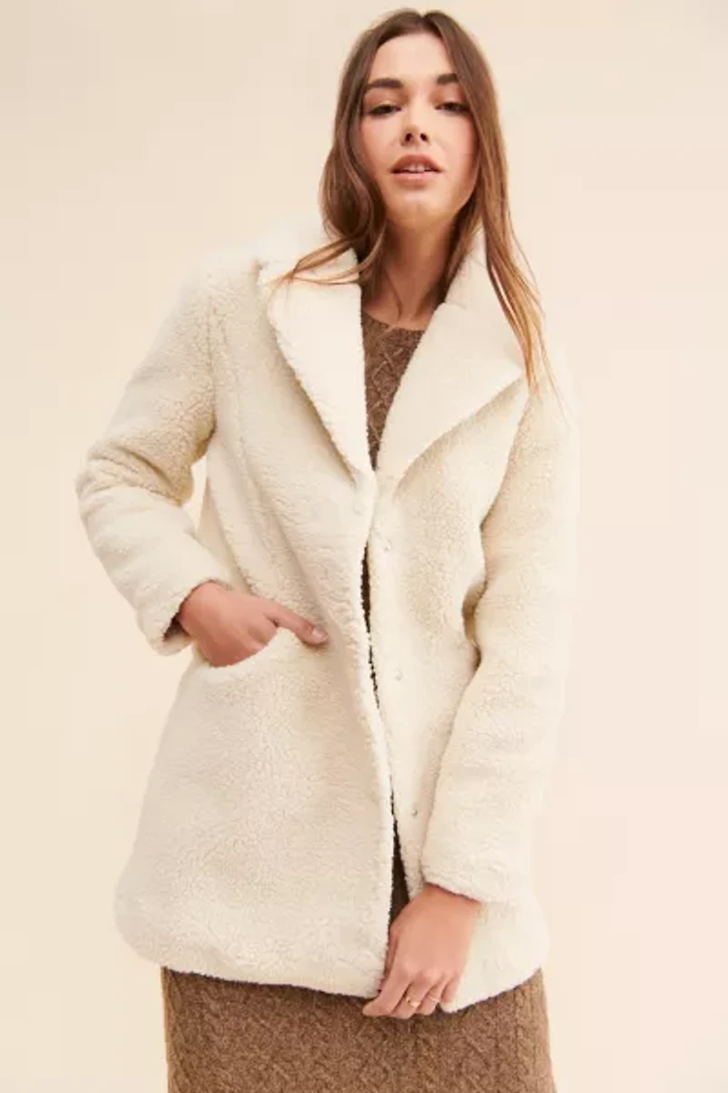 Vero Moda Teddy Plush Coat