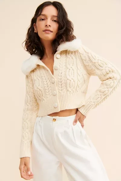 Lioness Gigi Cropped Cardigan