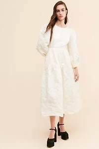 Sister Jane Bale Jacquard Midi Dress