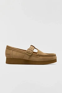 Clarks Women's Wallabee Evo T-Bar Shoes