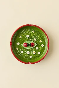 Ladybug Icon Sculpted Ceramic Ashtray