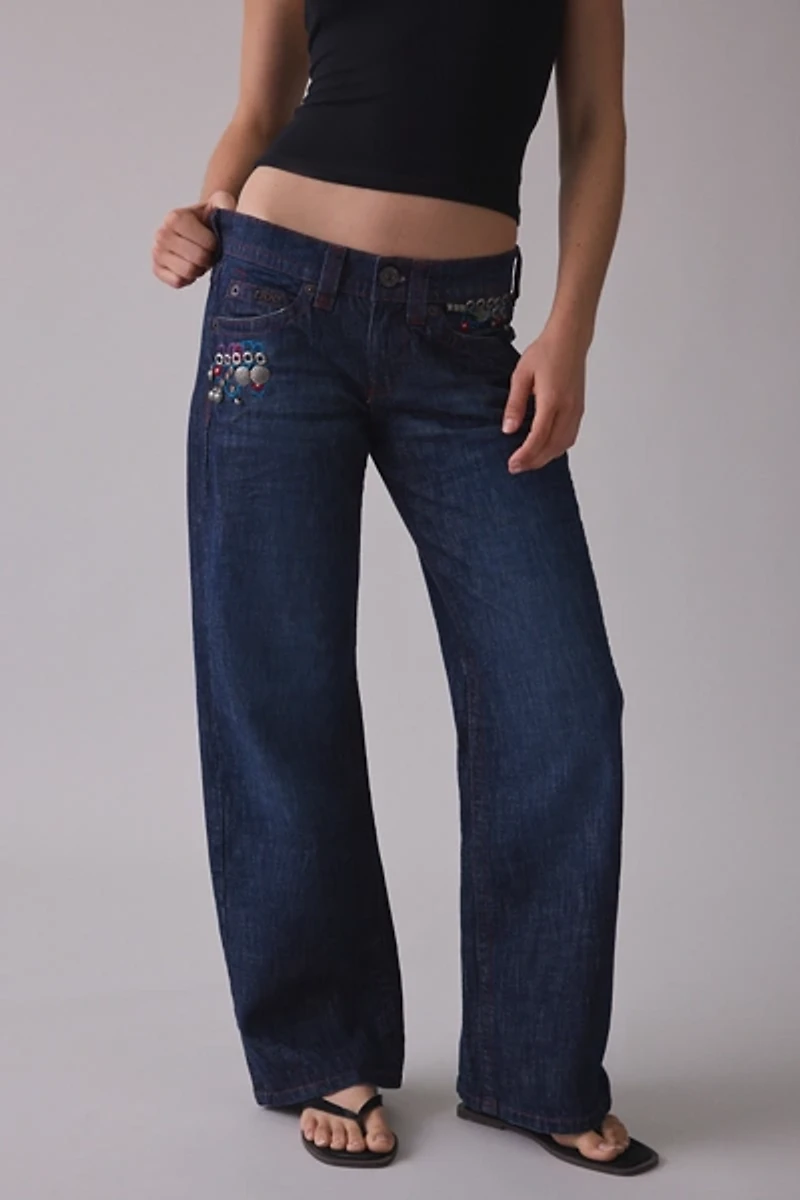 BDG Kayla Ultimate Embellished Low-Rise Jeans