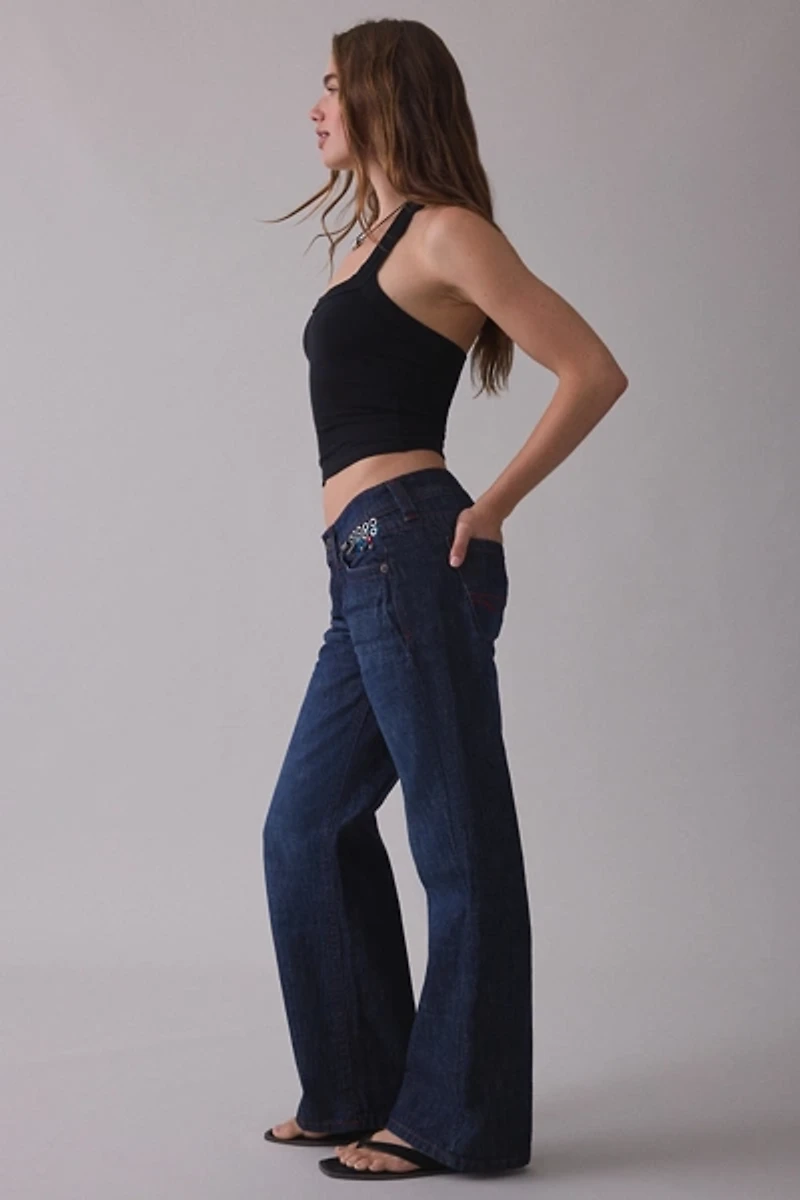 BDG Kayla Ultimate Embellished Low-Rise Jeans