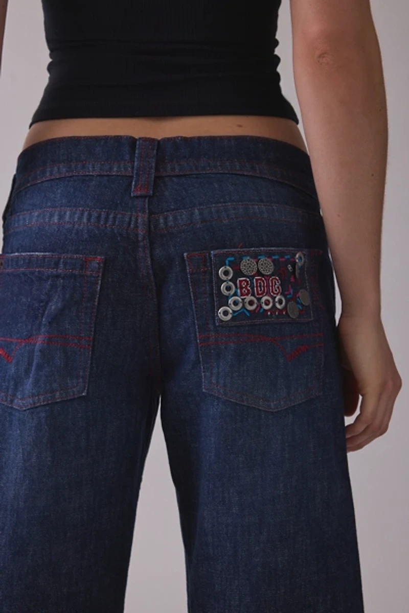 BDG Kayla Ultimate Embellished Low-Rise Jeans