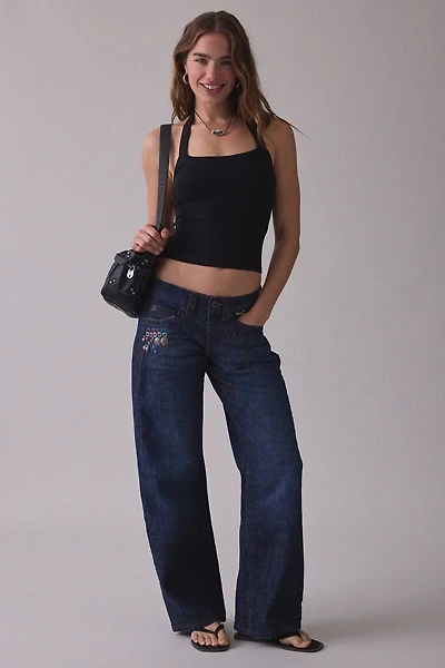 BDG Kayla Ultimate Embellished Low-Rise Jeans