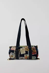 Bournestar Vintage Postage Denim Mini Duffle Bag
