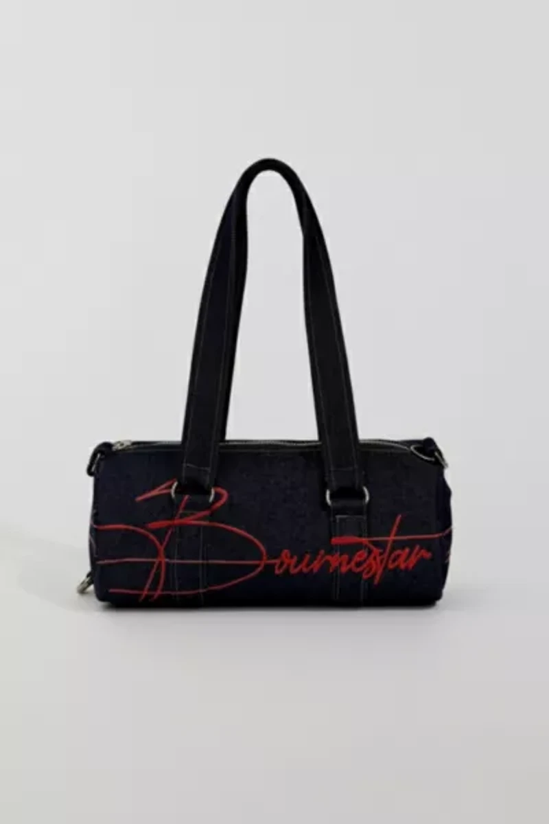 Bournestar Script Mini Denim Duffle Bag
