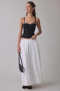 ASTR The Label Amalie Sweetheart Cropped Bustier Top