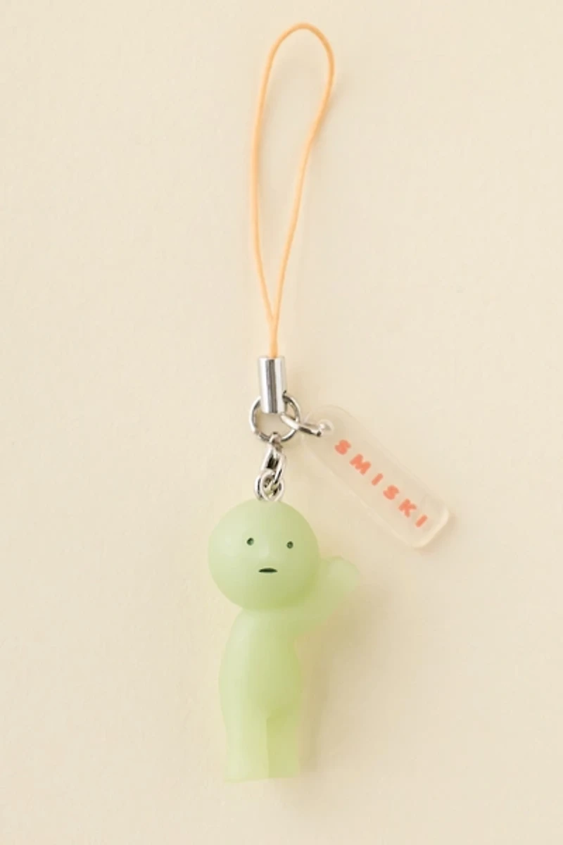Smiski® Glow-In-The-Dark Strap Accessory Blind Box Lanyard Keychain
