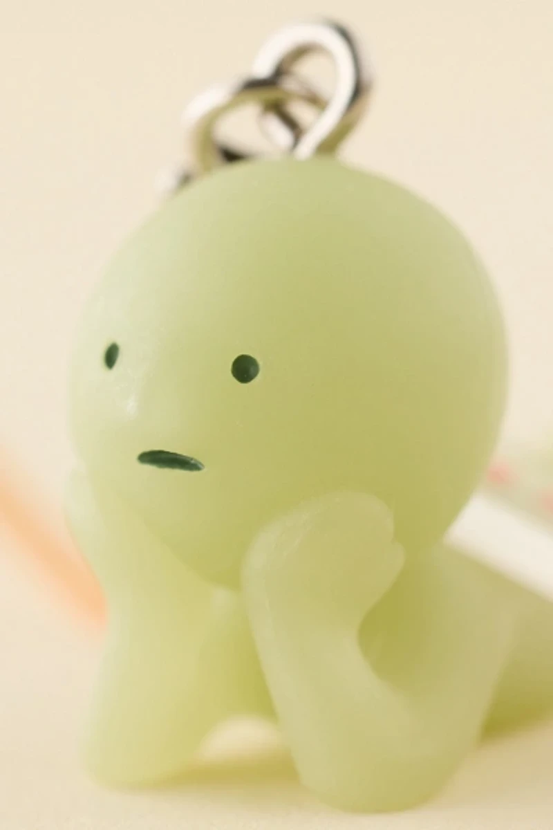 Smiski® Glow-In-The-Dark Strap Accessory Blind Box Lanyard Keychain