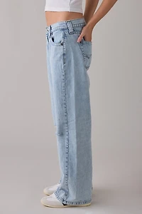 BDG Kayla Destructed Knee Low-Rise Jeans