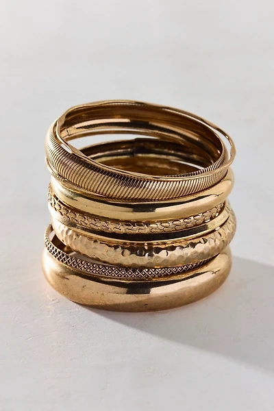 Lunar Layers Eclectic Bangle Bracelet Set