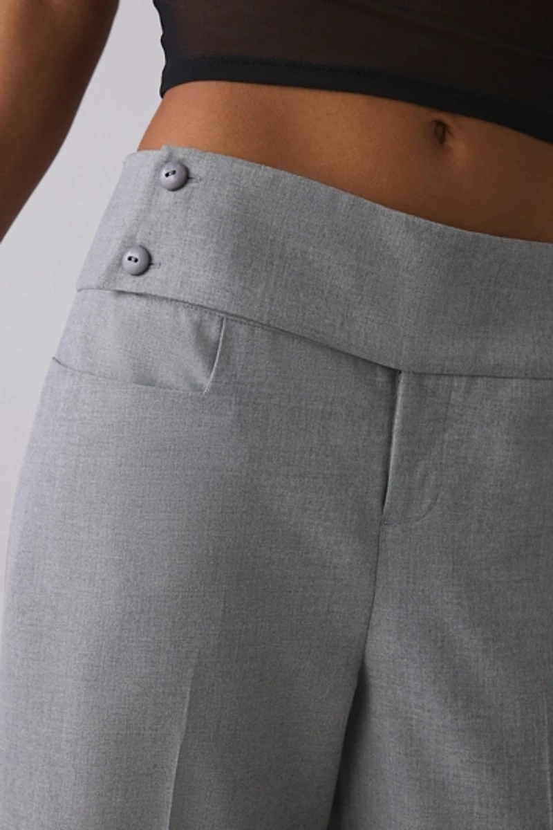 UO Marley Slouch Low-Rise Wide Leg Trouser