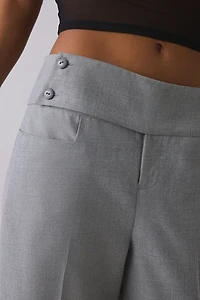 UO Marley Slouch Low-Rise Wide Leg Trouser