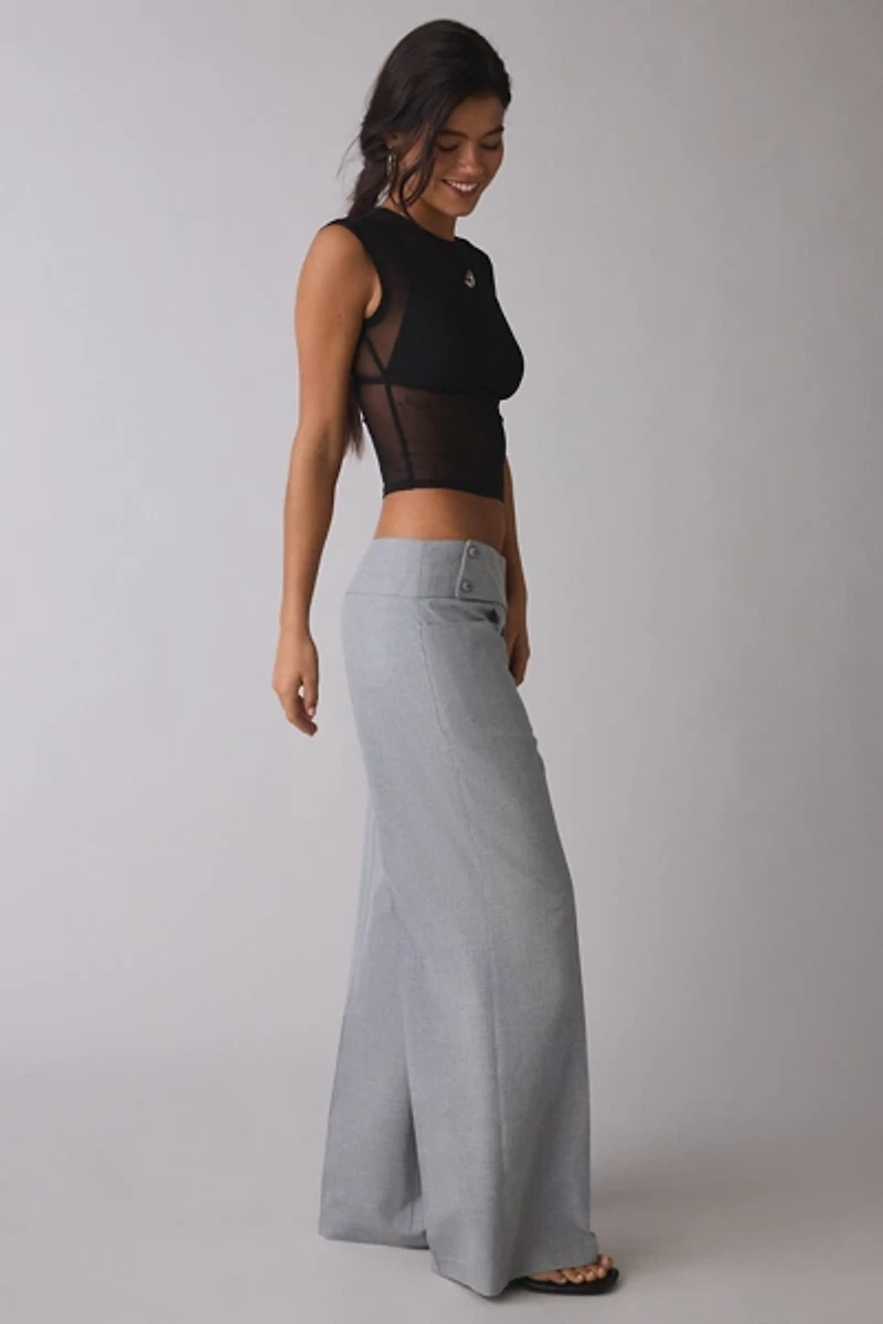 UO Marley Slouch Low-Rise Wide Leg Trouser