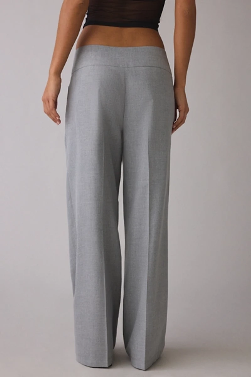 UO Marley Slouch Low-Rise Wide Leg Trouser