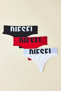 Diesel Ufst-Stars Thong 3-Pack