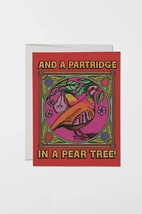 Red Cap 12 Days of Christmas Holiday Greeting Card