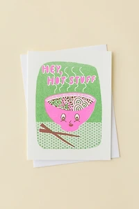 Yellow Owl Workshop Hot Stuff Ramen Greeting Card
