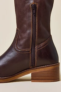 UO Leather Pull-On Boots