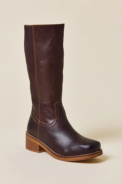 UO Leather Pull-On Boots