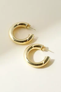 The M Jewelers Gold Madison Hoops