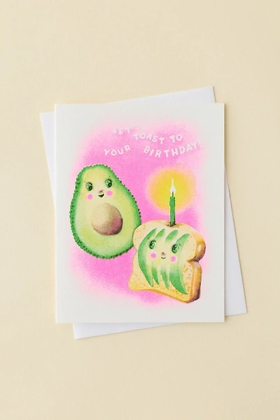 Yellow Owl Workshop Avocado Toast Birthday Card