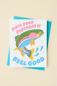 And Here We Are Reel Good Birthday Card