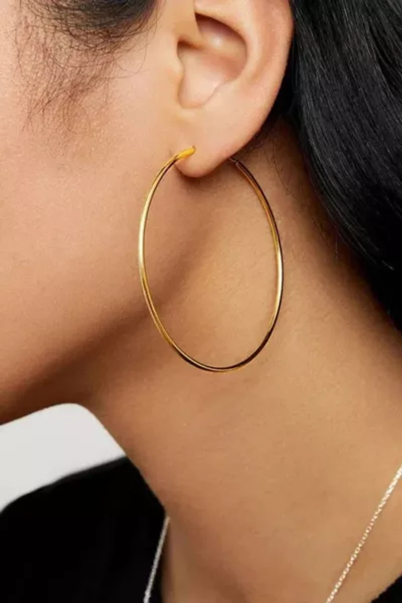 The M Jewelers Thin Large Hoops
