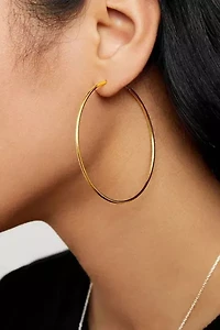 The M Jewelers Thin Large Hoops