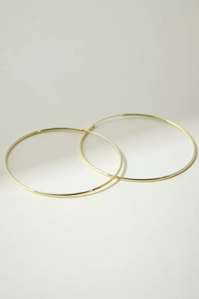 The M Jewelers Thin Large Hoops