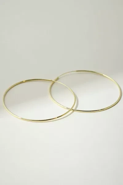 The M Jewelers Thin Large Hoops