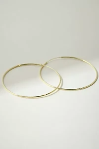 The M Jewelers Thin Large Hoops