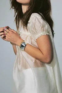 The M Jewelers Two Tone Wide Cuff