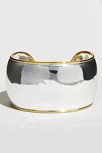 The M Jewelers Two Tone Wide Cuff