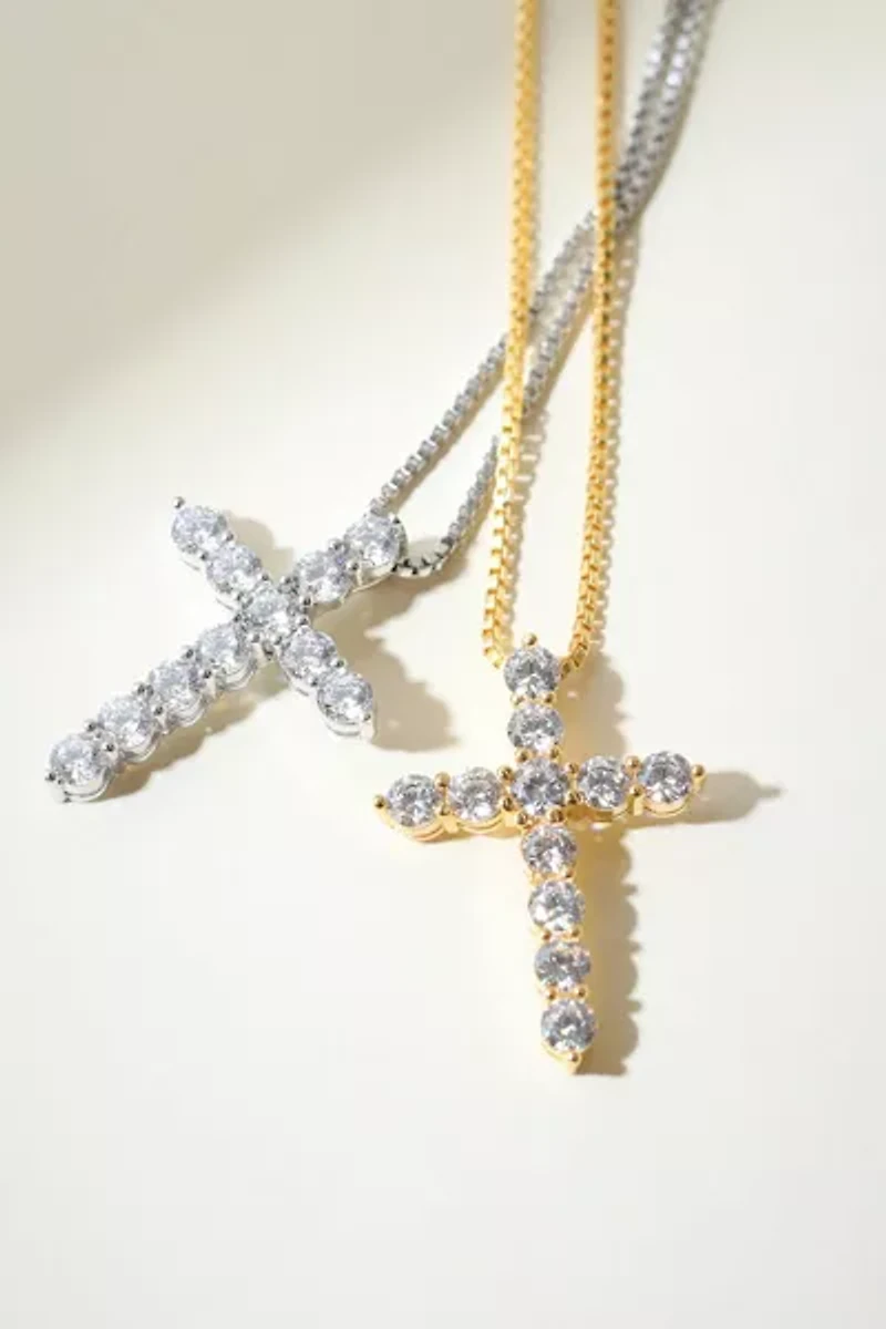 The M Jewelers Bella Pavé Cross Necklace