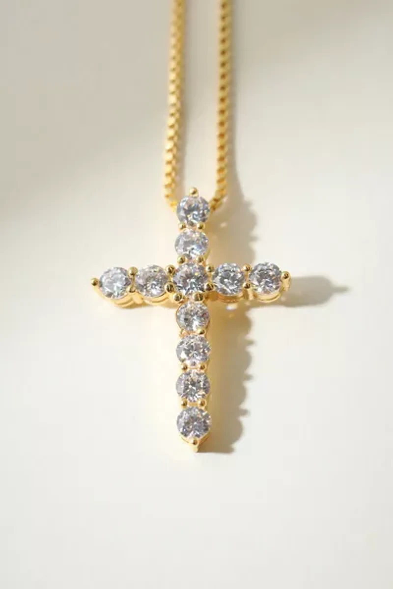 The M Jewelers Bella Pavé Cross Necklace